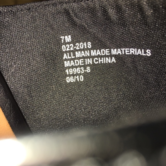 Olsenboye Black Shoes Peep Toe Studs Clogs Mules - Picture 6 of 6